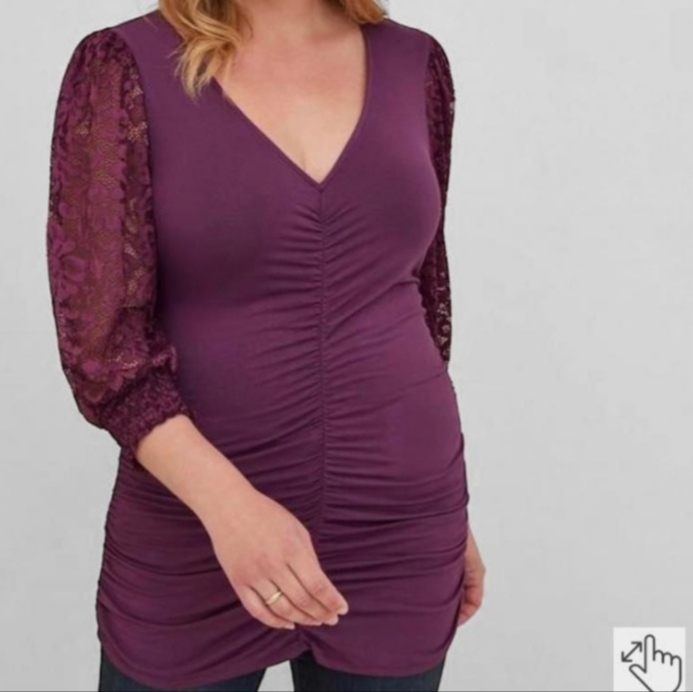 Torrid NWT Deep Purple RuncheTop 💜